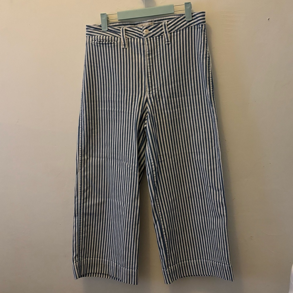 Madewell Emmett Cropped Wide Leg Pants